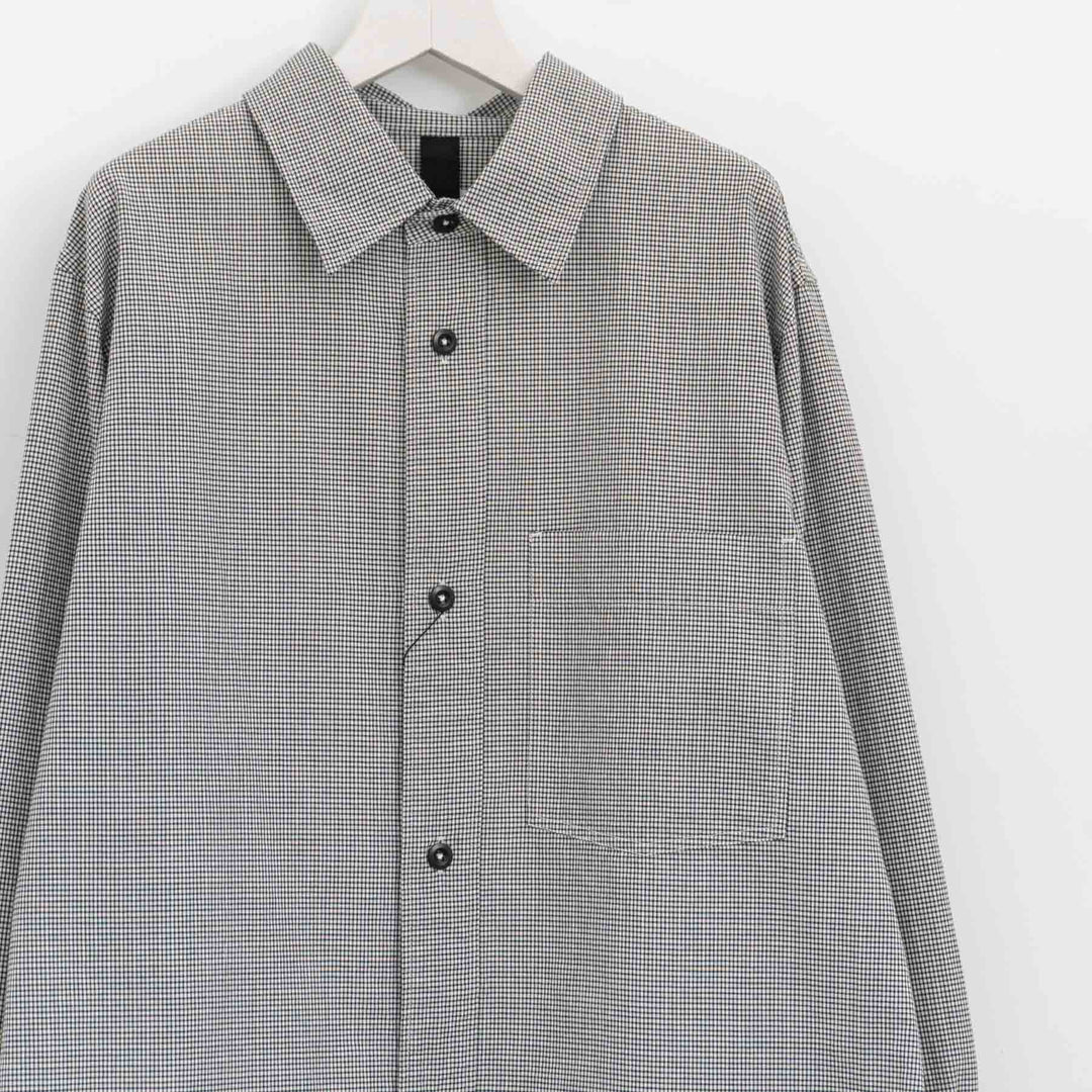 MHL./MEN　TINY GINGHAM COTTON SHIRT 596-6150207 -suomi