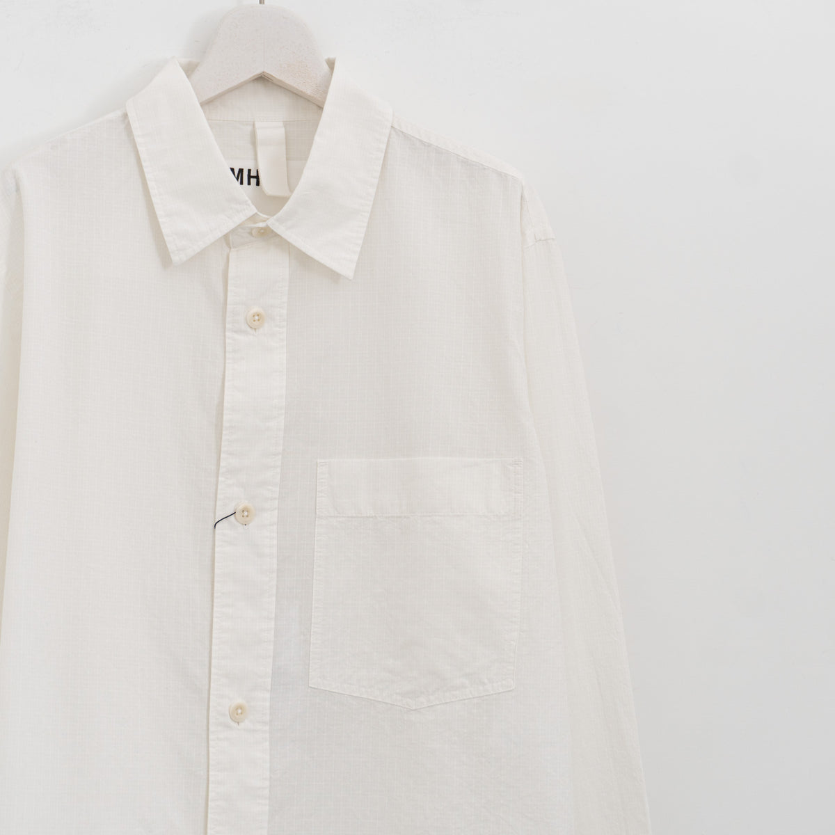 MHL.｜MEN　TINY GINGHAM COTTON SHIRT 596-6150207 -suomi
