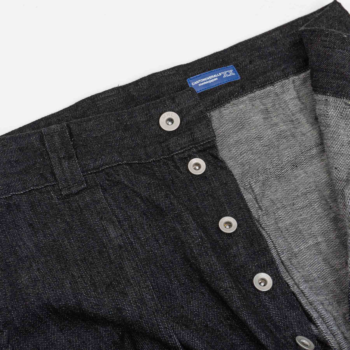 MHL.｜MEN　CANTON BLACK LIGHT DENIM TROUSERS 596-6140204-suomi