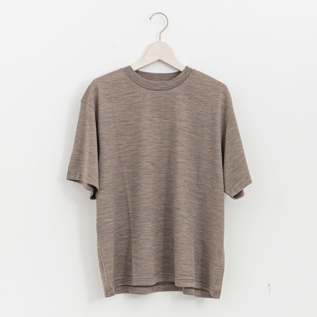 holk｜wool S/S Tshirt 024（mocha）