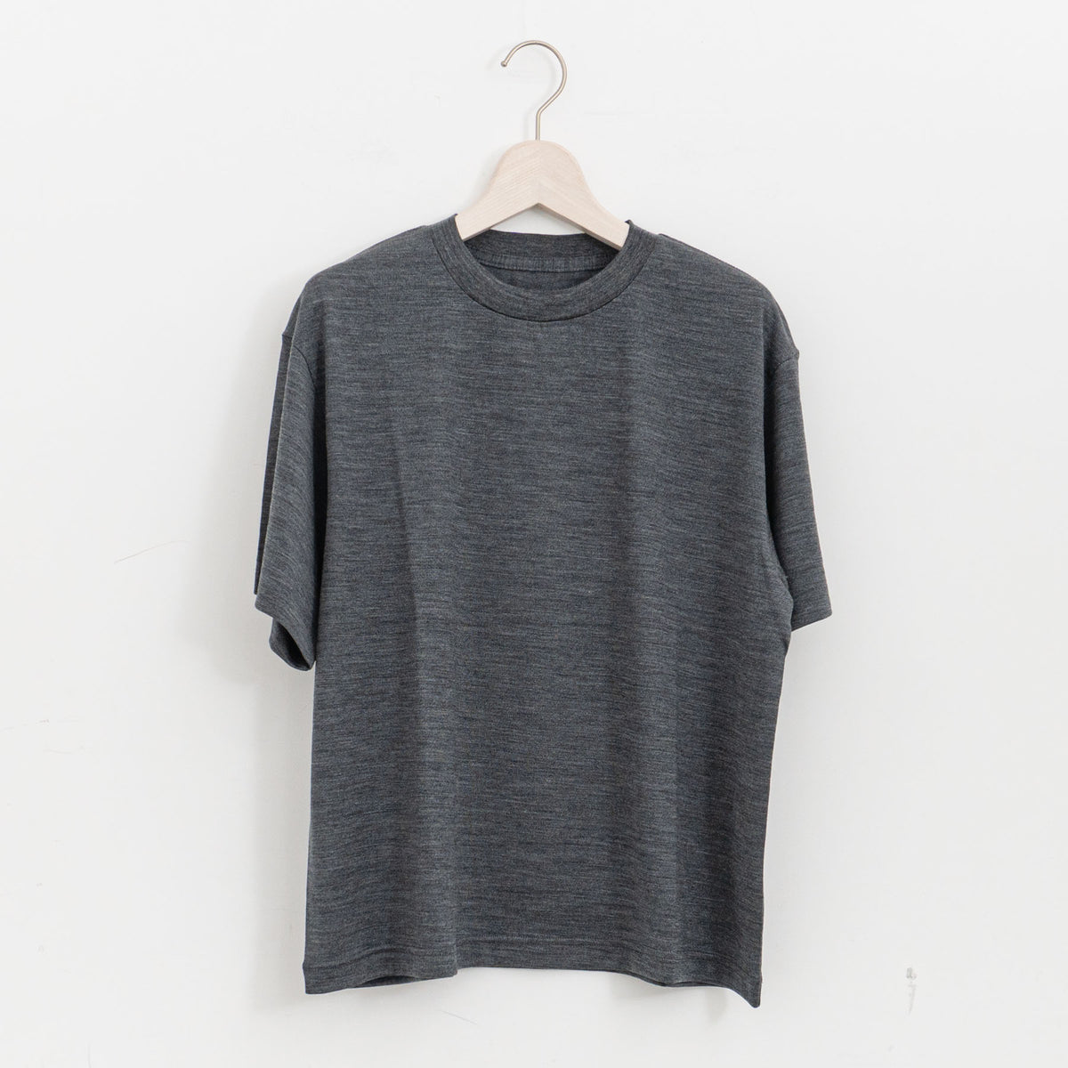 holk｜wool S/S Tshirt 024（gray）