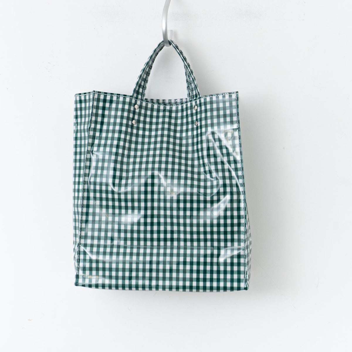 TEMBEA｜PAPER TOTE col.GINGHAM/GREEN