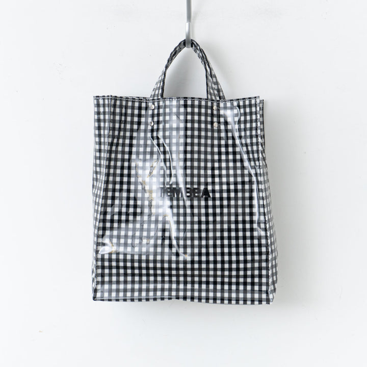 TEMBEA/　PAPER TOTE col.GINGHAM/BLACK