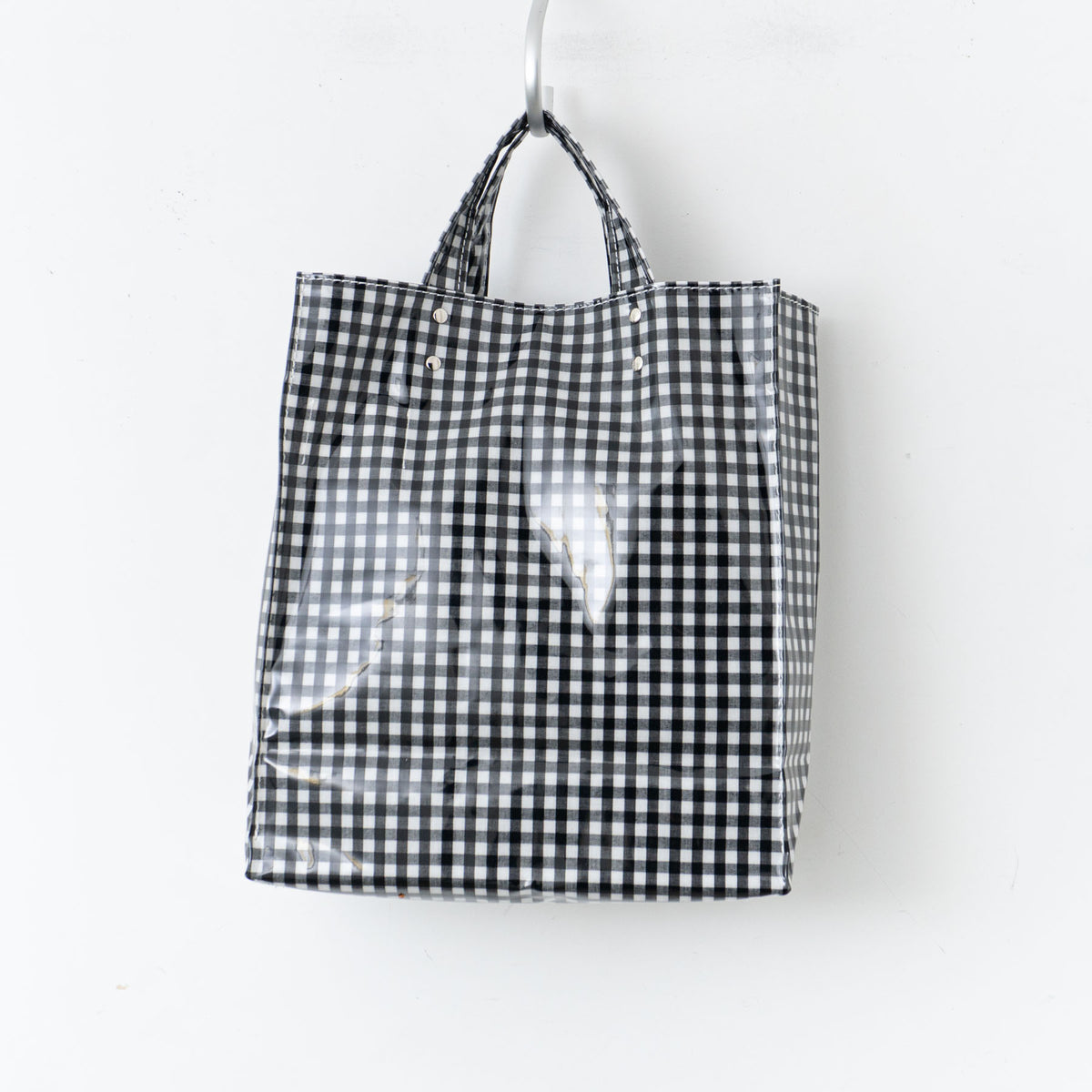 TEMBEA｜PAPER TOTE col.GINGHAM/BLACK