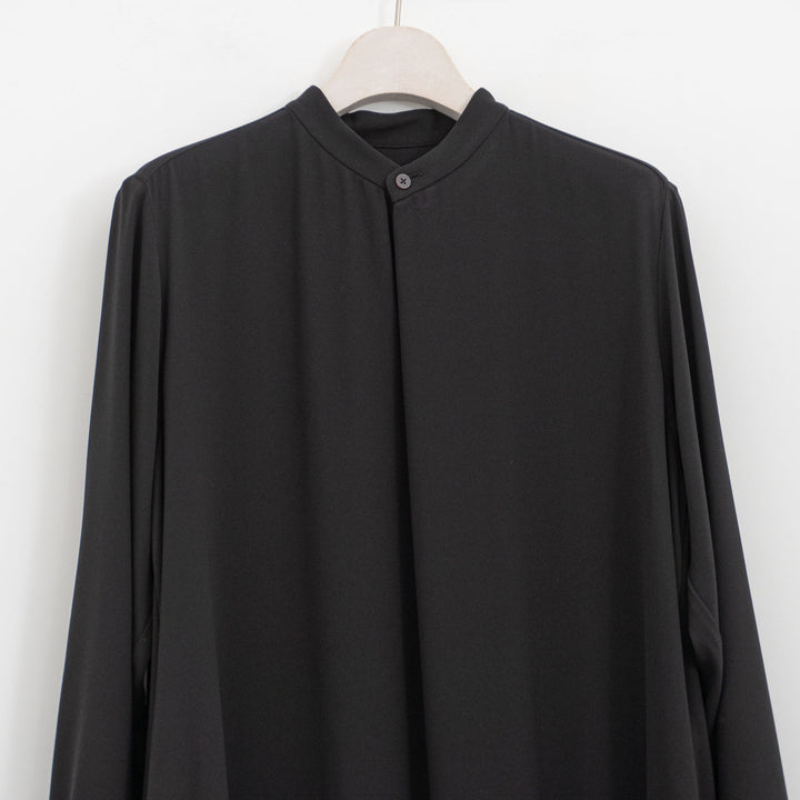 ゴーシュ /　バックサテンブラックワンピース G261-E022