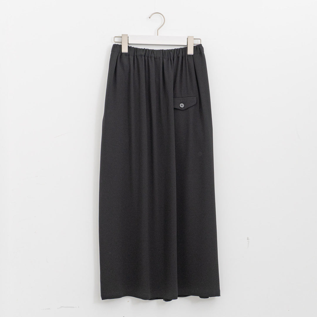 ゴーシュ /　バックサテンブラック　ロングスカート G261-S019
