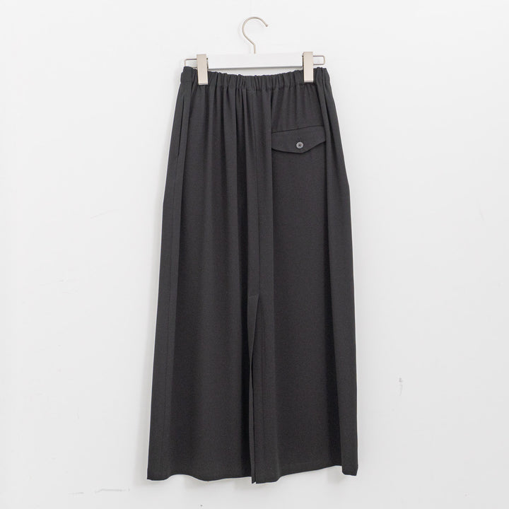 ゴーシュ /　バックサテンブラック　ロングスカート G261-S019
