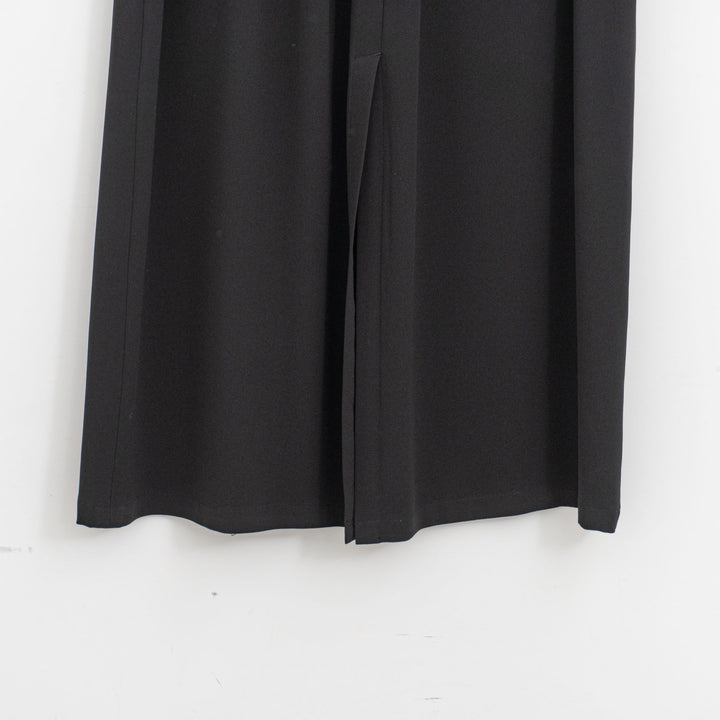 ゴーシュ /　バックサテンブラック　ロングスカート G261-S019