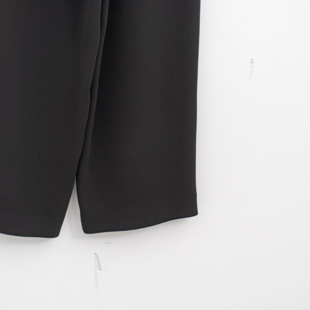 ゴーシュ /　ストレッチブラック ワイドパンツ G261-P017