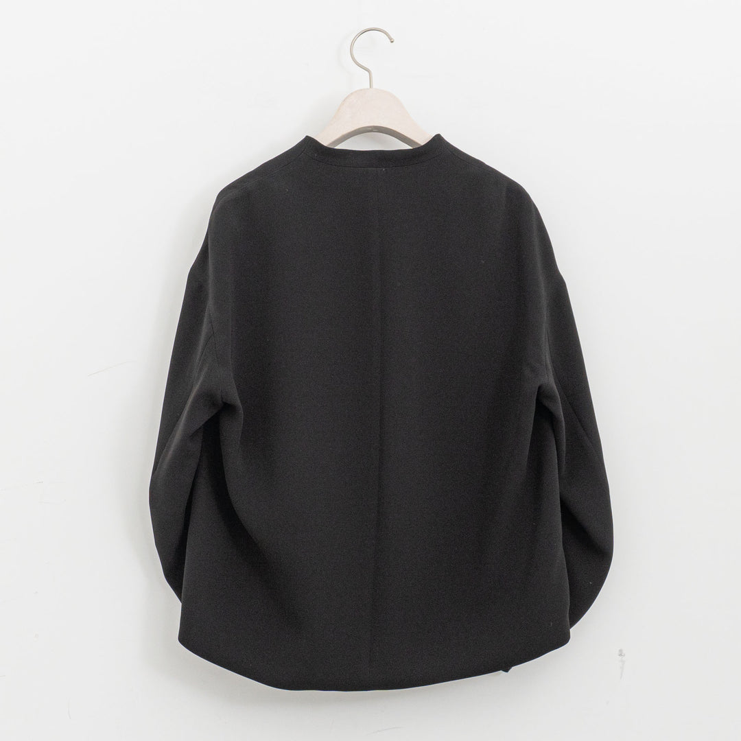 ゴーシュ/　ストレッチブラック 袖リブジャケット G261-J014