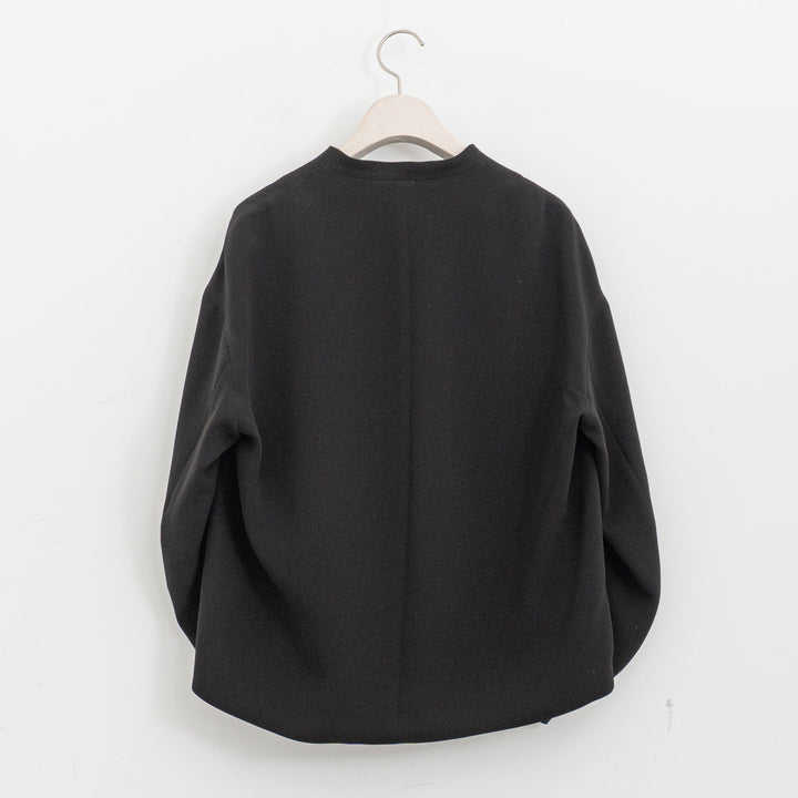 ゴーシュ/　ストレッチブラック 袖リブジャケット G261-J014