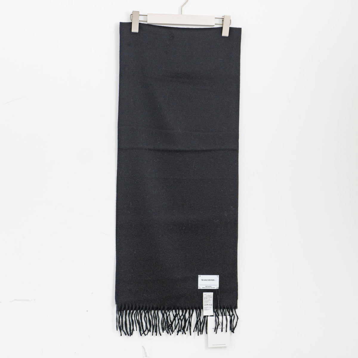 THE INOUE BROTHERS...｜Brushed Scarf TIB-ALAC2001ML（BLACK）
