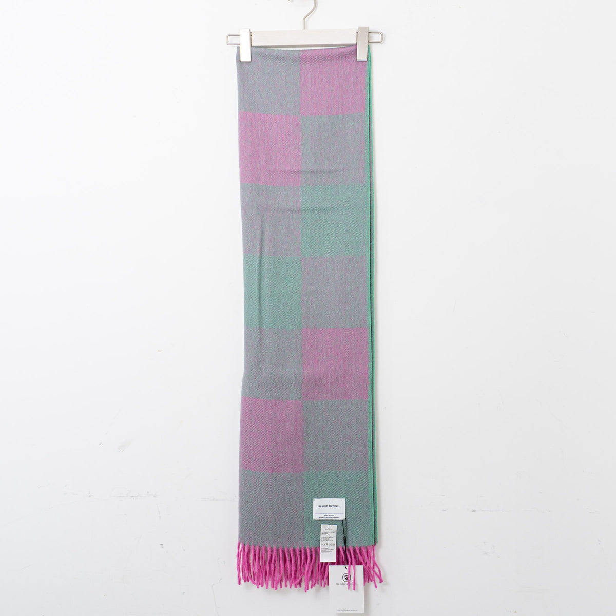 THE INOUE BROTHERS...｜Brushed Scarf Block TIB-ALAC2014ML（PINK/GREEN）