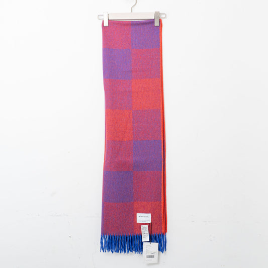 THE INOUE BROTHERS...｜Brushed Scarf Block TIB-ALAC2014ML（BLUE/RED）