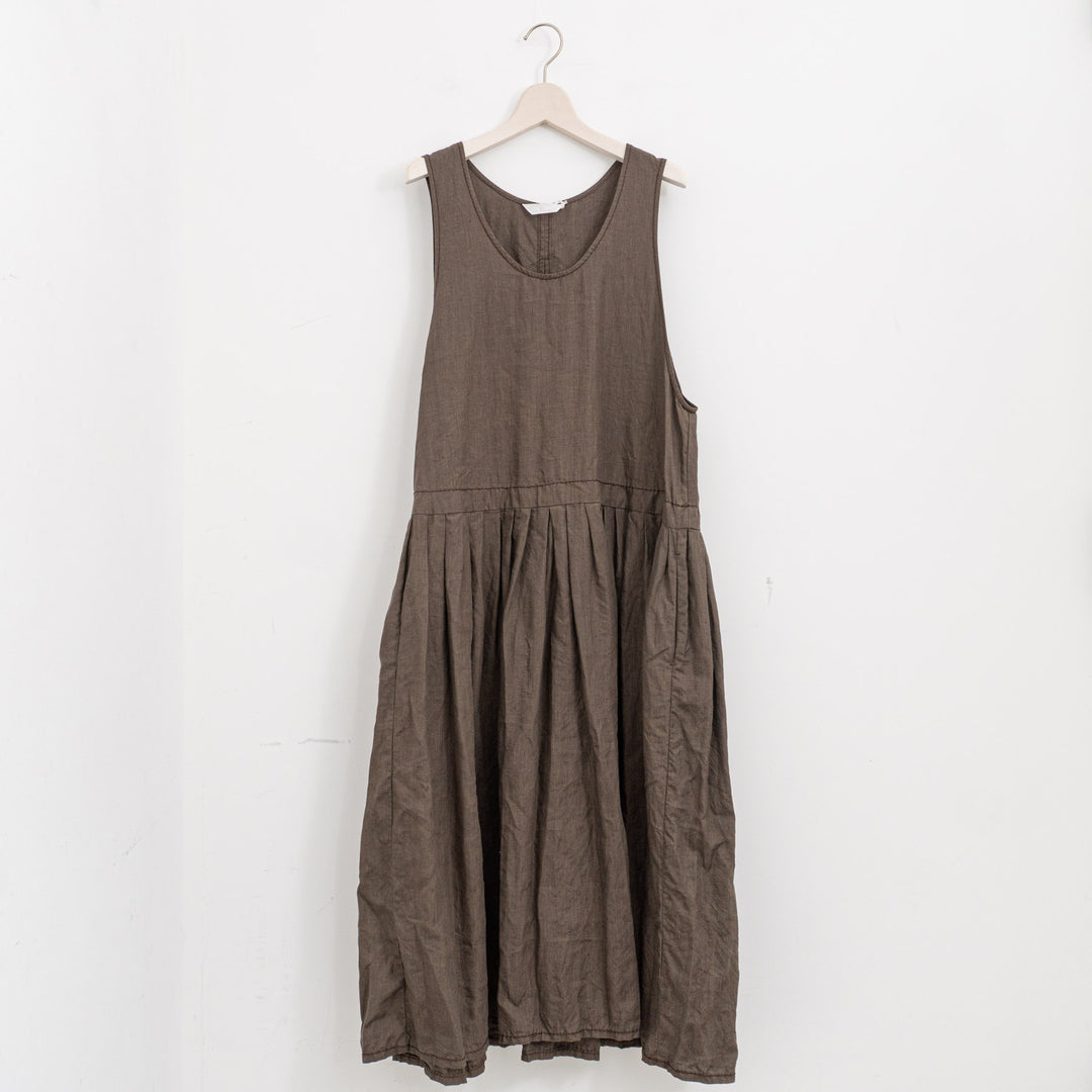 homspun/WOMEN　リネンバイオ ノースリーブワンピース 261-1624-suomi