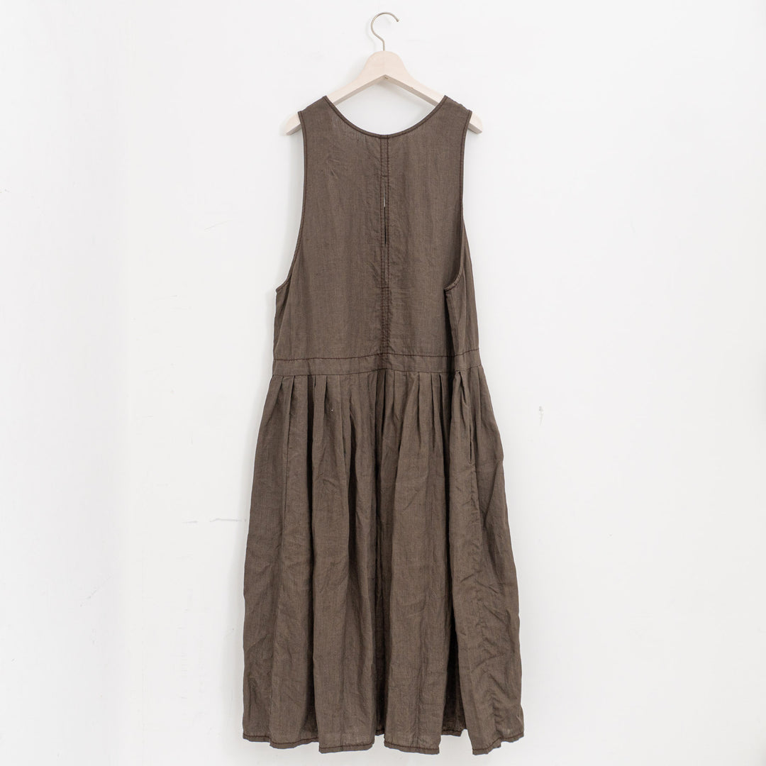 homspun/WOMEN　リネンバイオ ノースリーブワンピース 261-1624-suomi