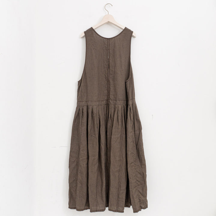 homspun/WOMEN　リネンバイオ ノースリーブワンピース 261-1624-suomi