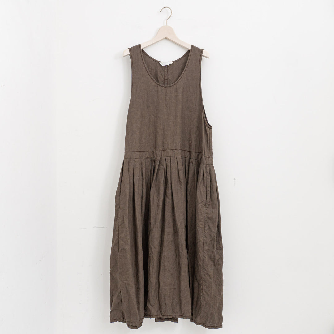 homspun/WOMEN　リネンバイオ ノースリーブワンピース 261-1624-suomi