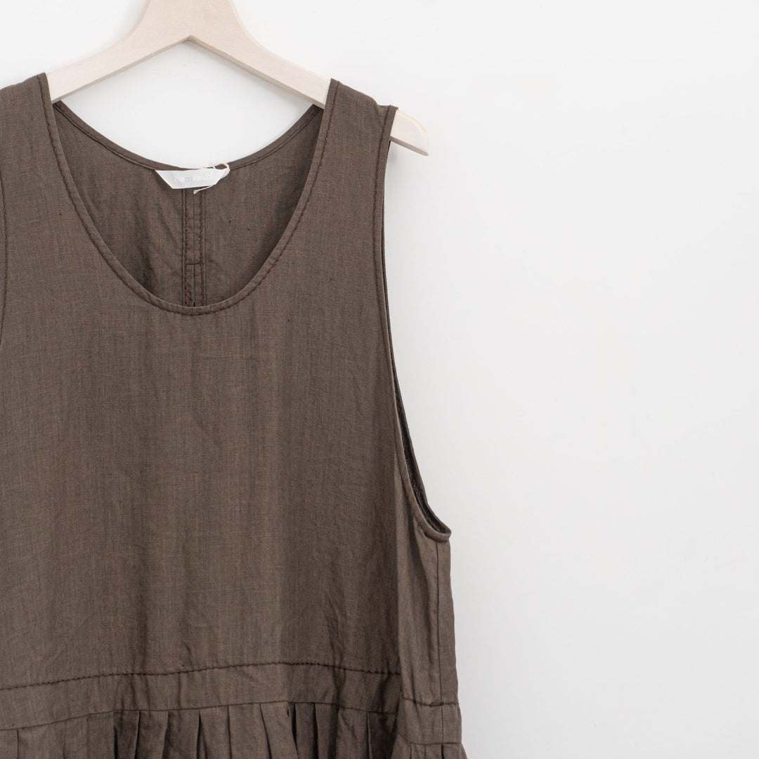 homspun/WOMEN　リネンバイオ ノースリーブワンピース 261-1624-suomi