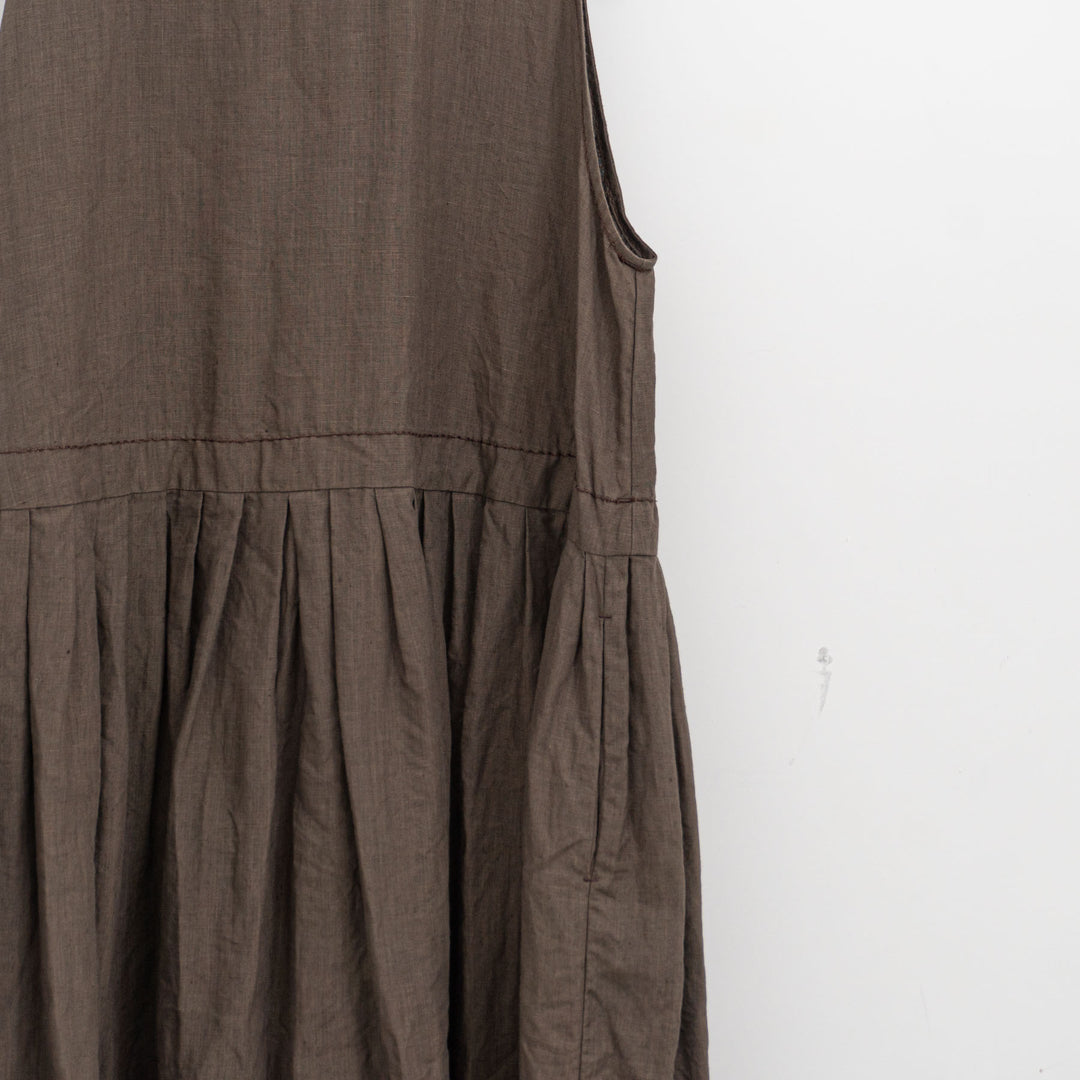 homspun/WOMEN　リネンバイオ ノースリーブワンピース 261-1624-suomi