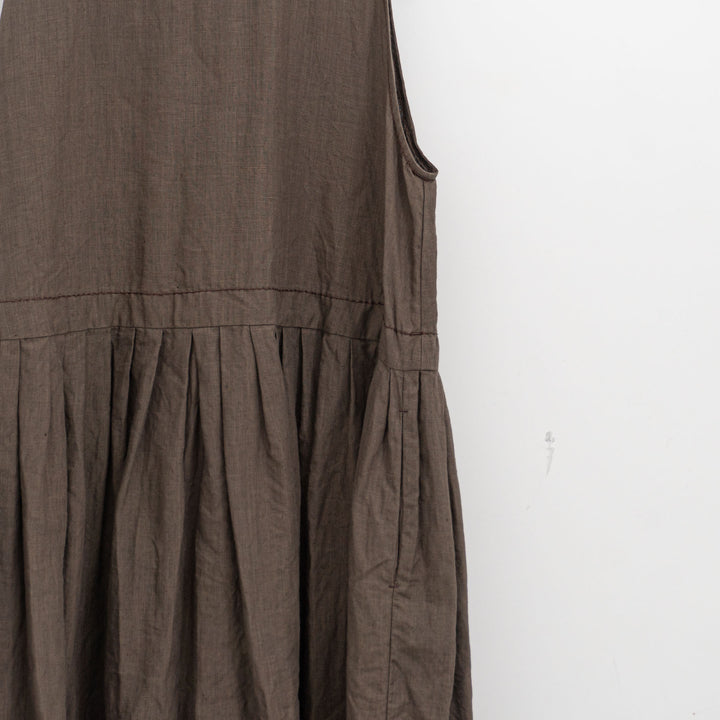 homspun/WOMEN　リネンバイオ ノースリーブワンピース 261-1624-suomi