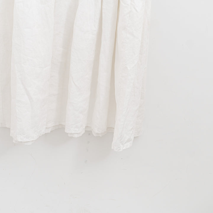 homspun/WOMEN　リネンバイオ ノースリーブワンピース col.off white-suomi