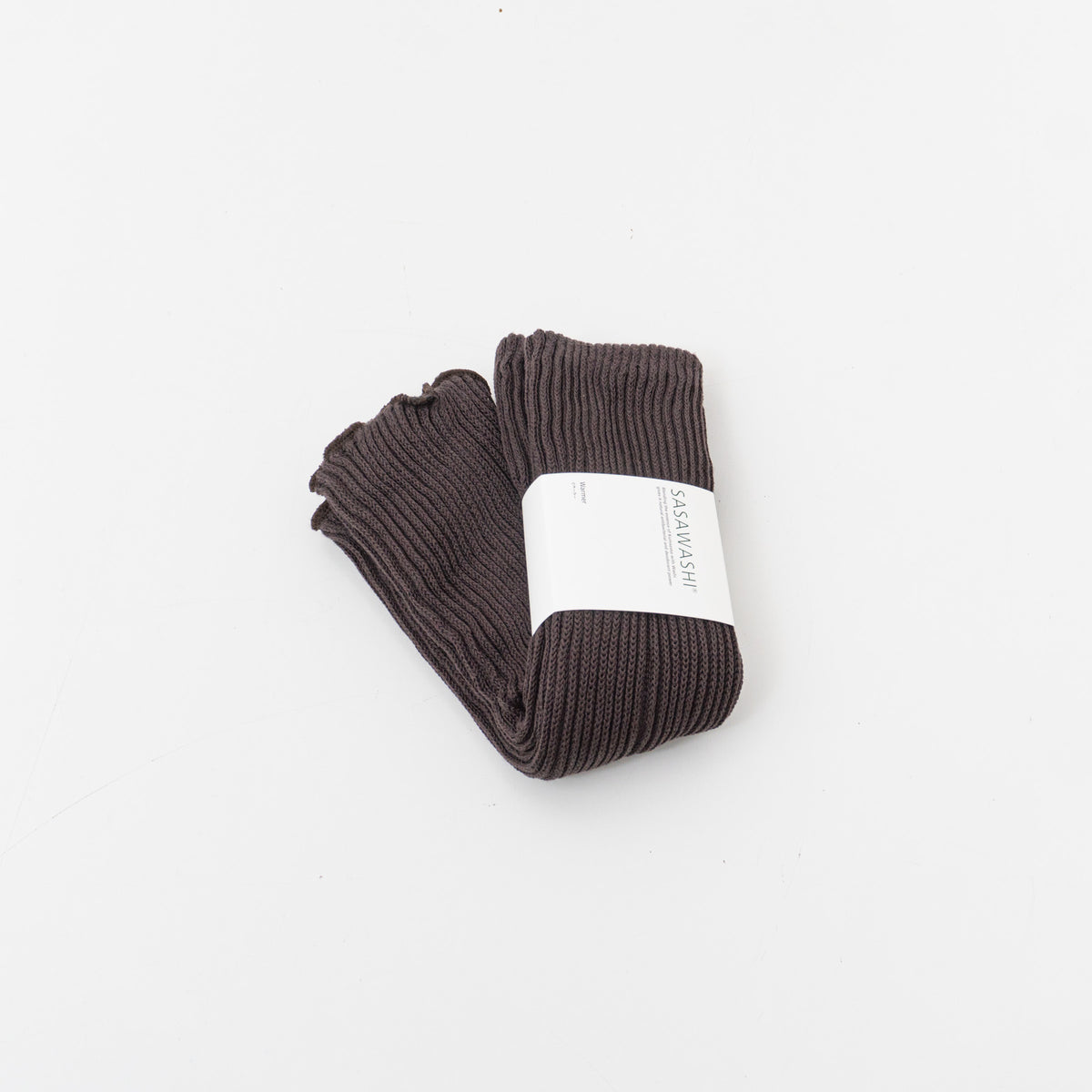 SASAWASHI｜レッグウォーマー ロング（brown）