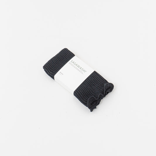 SASAWASHI｜レッグウォーマー ショート（black）