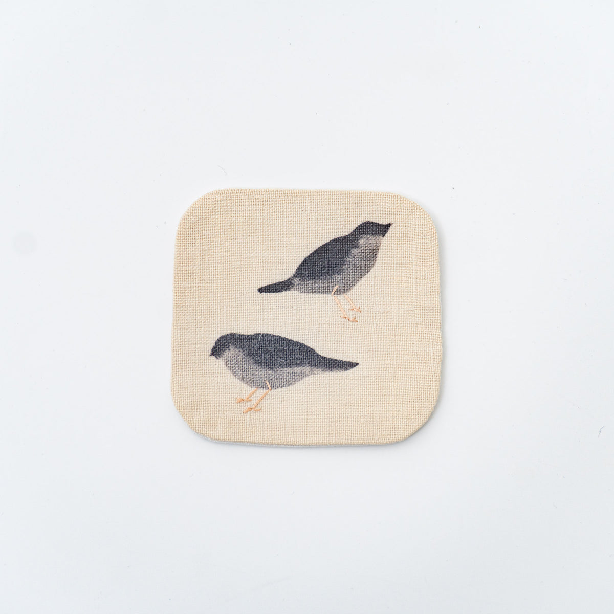 トモタケ｜リネンコースター　小鳥 Birds
