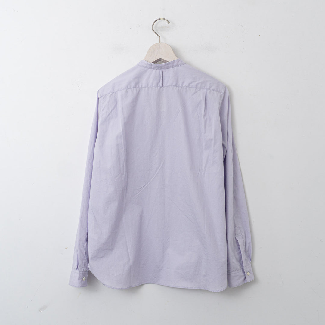 SEA SALT/　collar less shirt