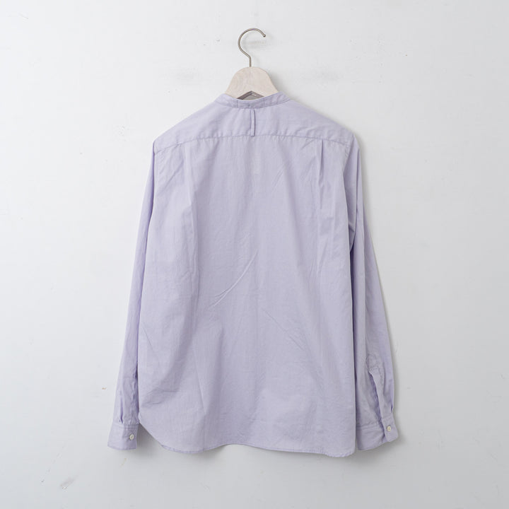 SEA SALT/　collar less shirt