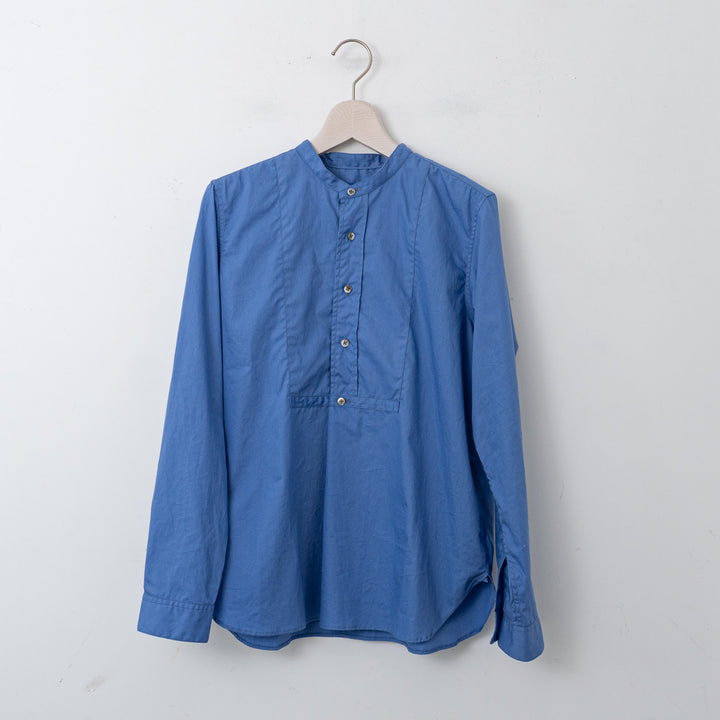 SEA SALT/　collar less shirt