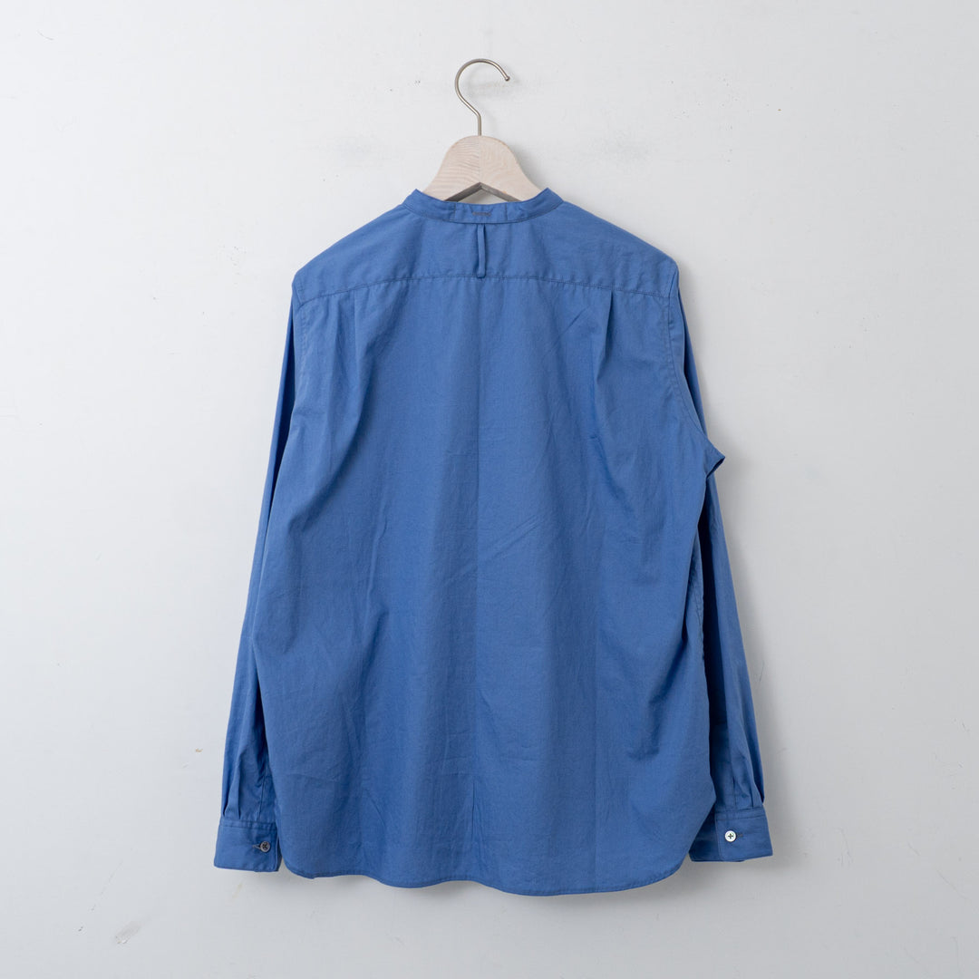 SEA SALT/　collar less shirt