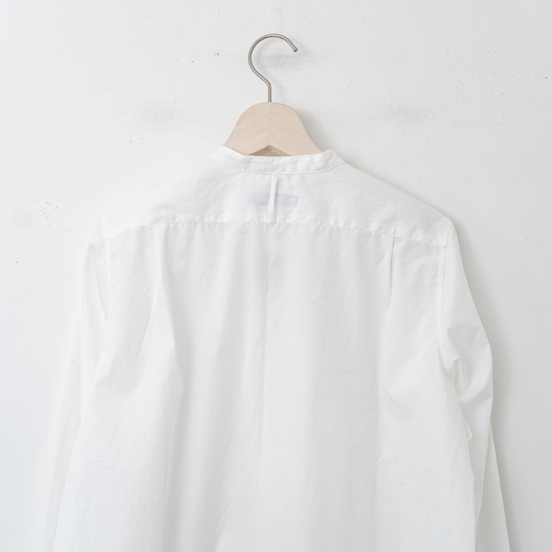 SEA SALT/　collar less shirt