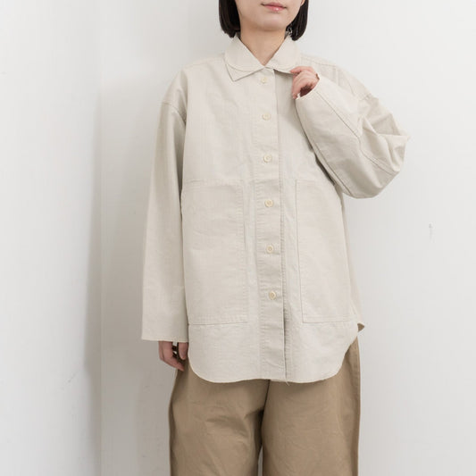 homspun｜WOMEN リップストップシャツジャケット　 261-2040