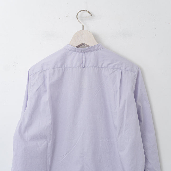 SEA SALT/　collar less shirt