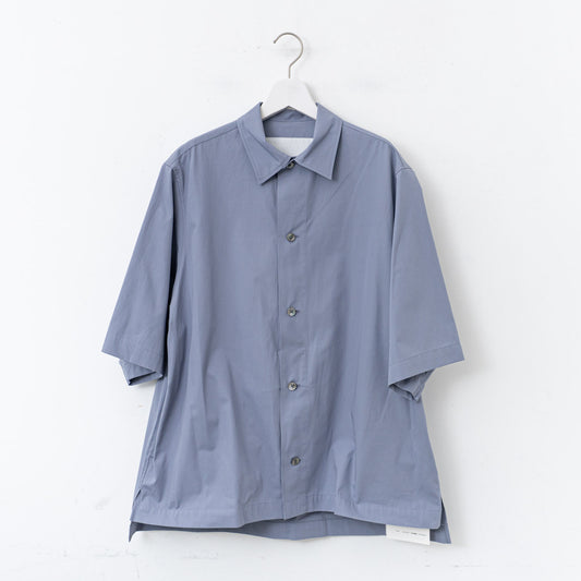 nonnotte｜MEN　Draping Half Sleeve Shirt TypeD N-25S-078（Blue Granite）