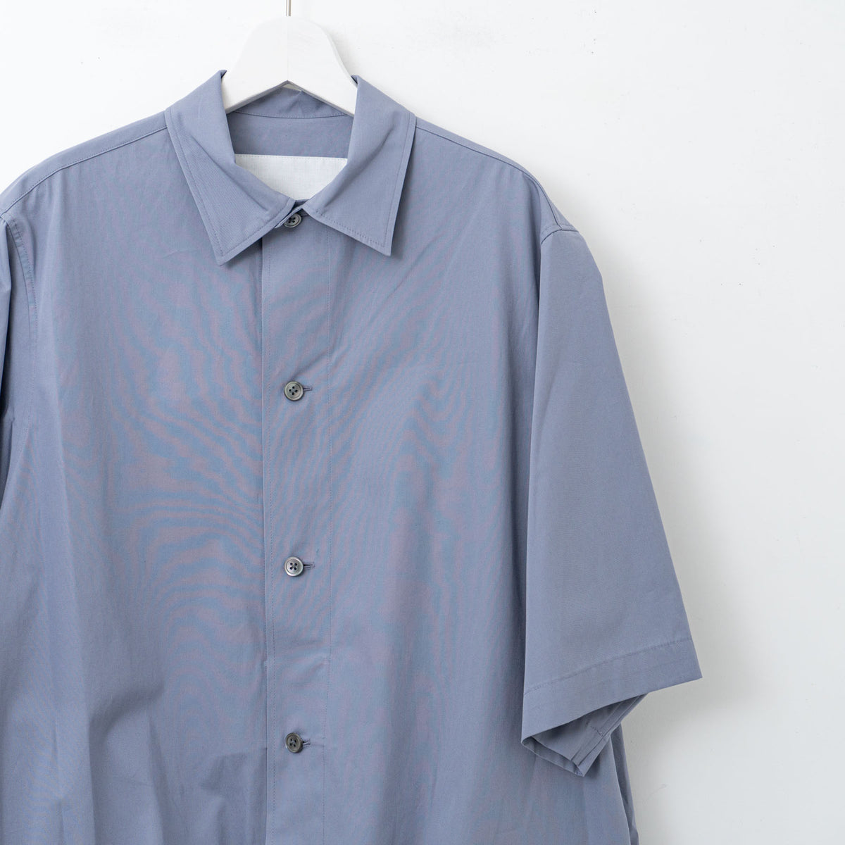 nonnotte｜MEN　Draping Half Sleeve Shirt TypeD N-25S-078