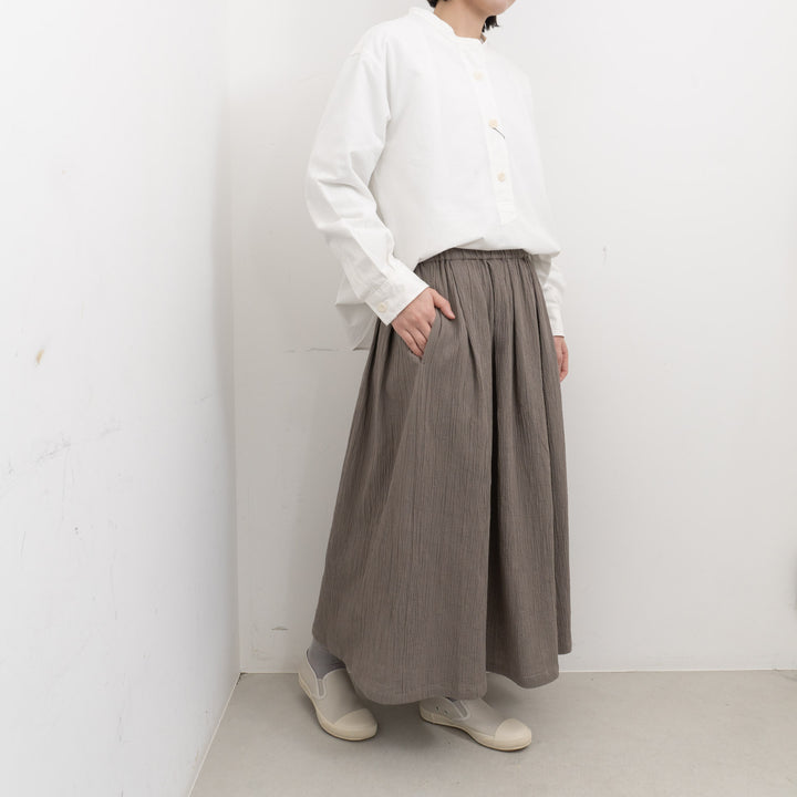 完売evam eva/　cotton skirt E261T054