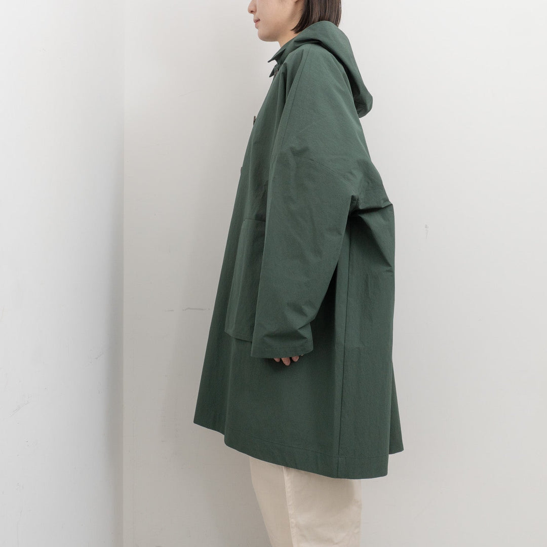 atelier naruse /WOMEN　cotton nylon taffeta hooded coat na-f04063