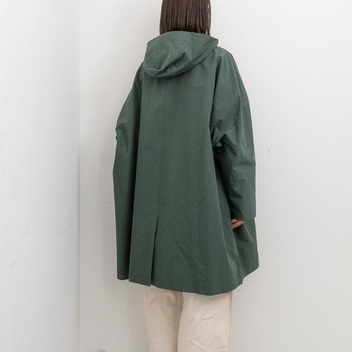 atelier naruse /WOMEN　cotton nylon taffeta hooded coat na-f04063