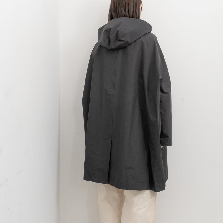 atelier naruse /WOMEN　cotton nylon taffeta hooded coat na-f04063