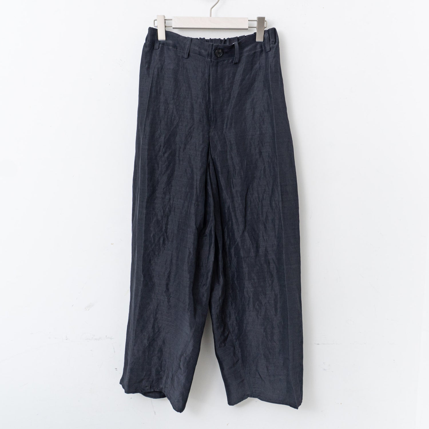 nonnotte｜MEN　Draping Croth Box Pleats No Tuck Trousers N-25S-043