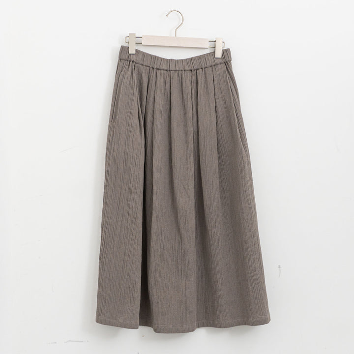 完売evam eva/　cotton skirt E261T054