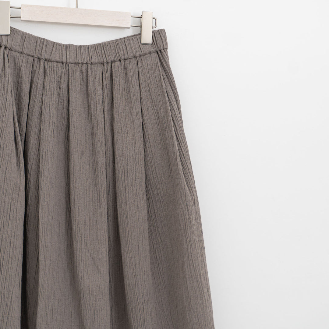 完売evam eva/　cotton skirt E261T054