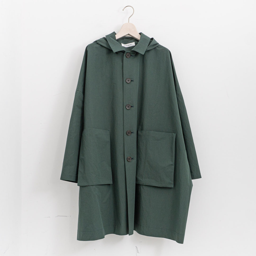 atelier naruse /WOMEN　cotton nylon taffeta hooded coat na-f04063