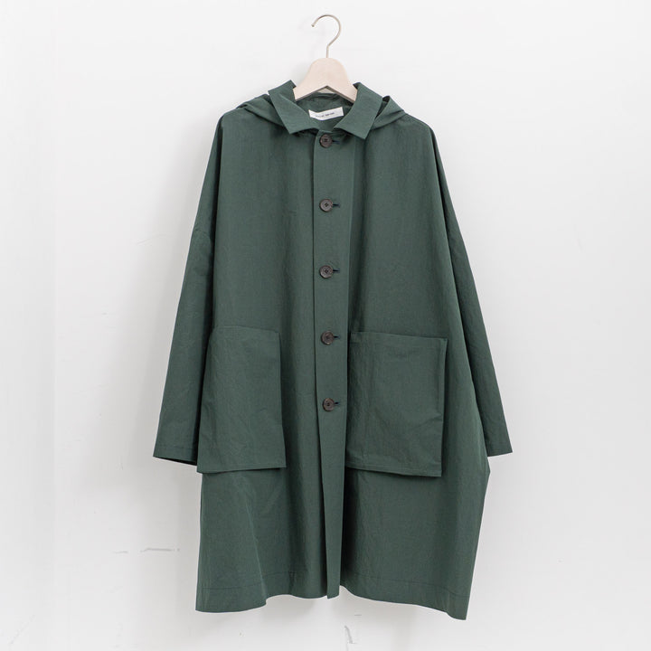 atelier naruse /WOMEN　cotton nylon taffeta hooded coat na-f04063