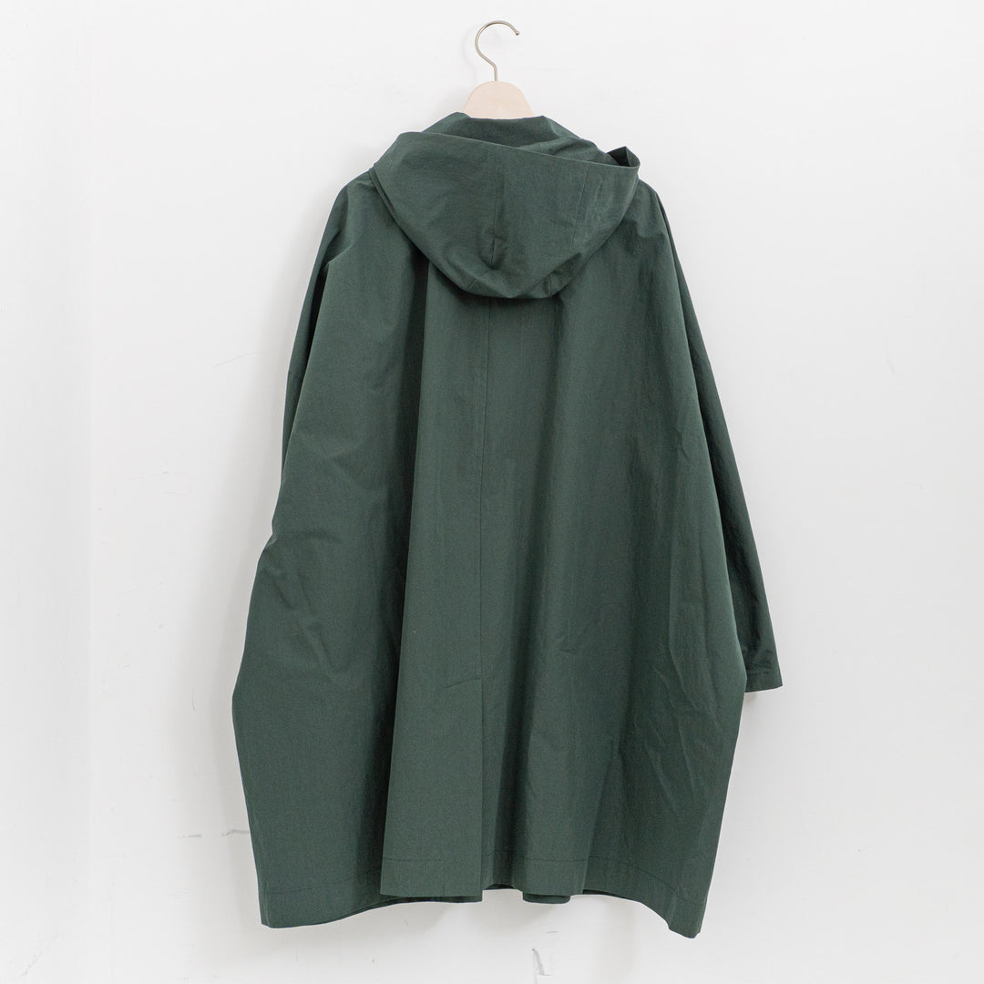 atelier naruse /WOMEN　cotton nylon taffeta hooded coat na-f04063