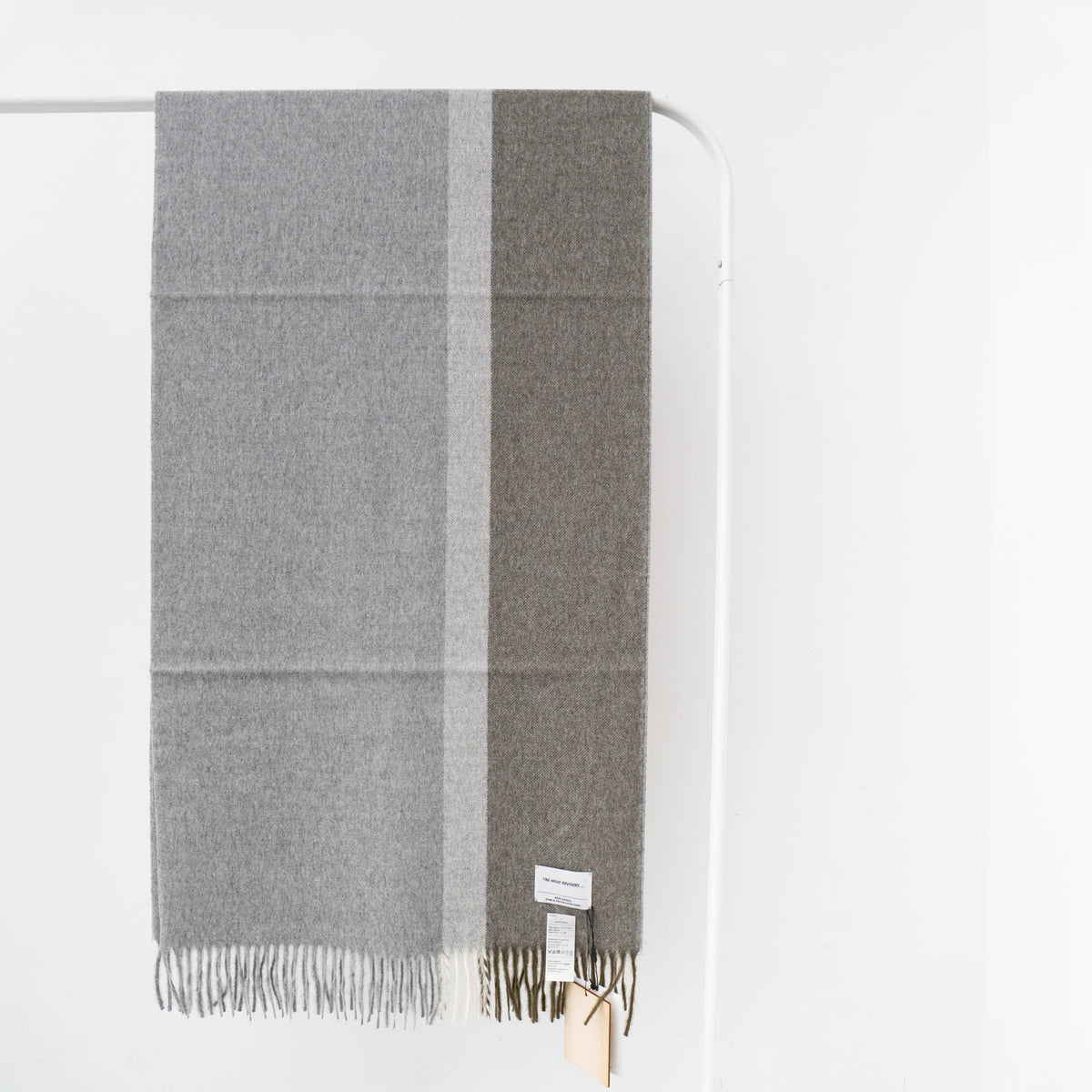 THE INOUE BROTHERS...｜Brushed Scole Stripe TIB23-AL2004ML 2023AW（GREY x KHAKI）
