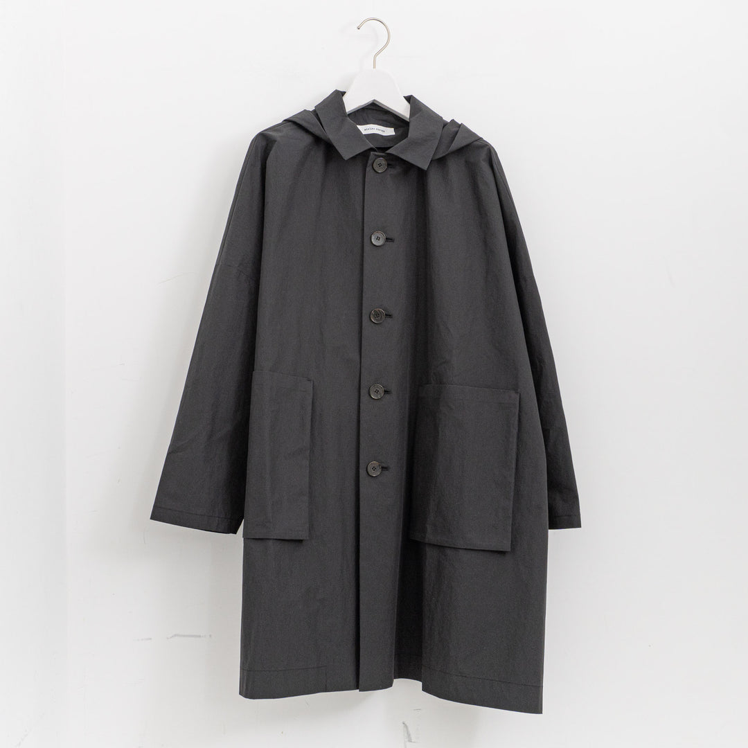atelier naruse /WOMEN　cotton nylon taffeta hooded coat na-f04063